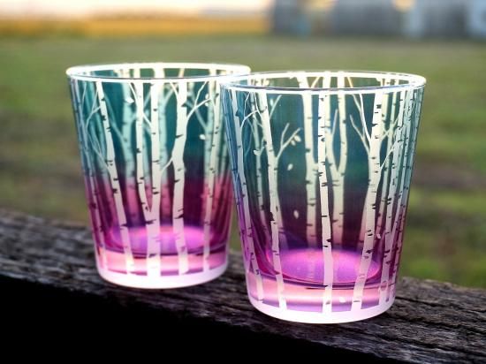 白樺の森 | グラス・キャンドルホルダー - crafterior / クラフテリア