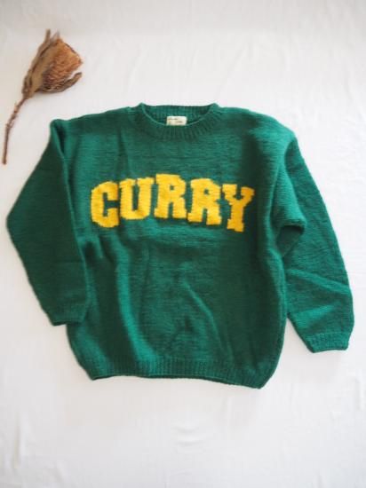 MacMahon Knitting Mills クルーネックニット[GREEN CURRY]