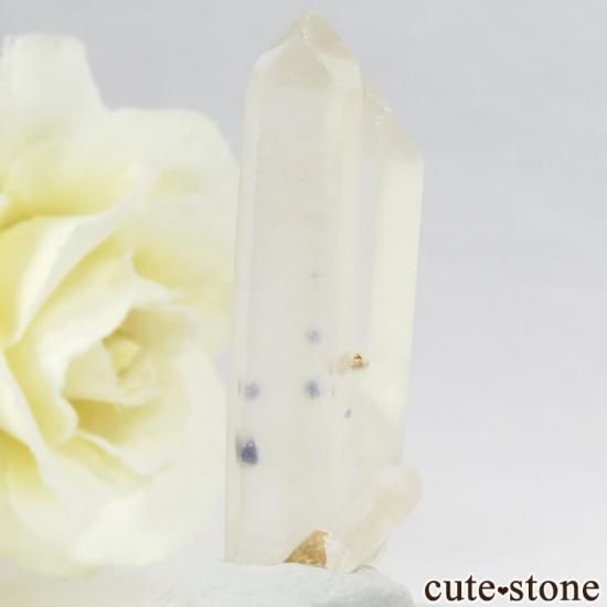 マダガスカル産 フローライトインクォーツの結晶 4.3g - cute stone -
