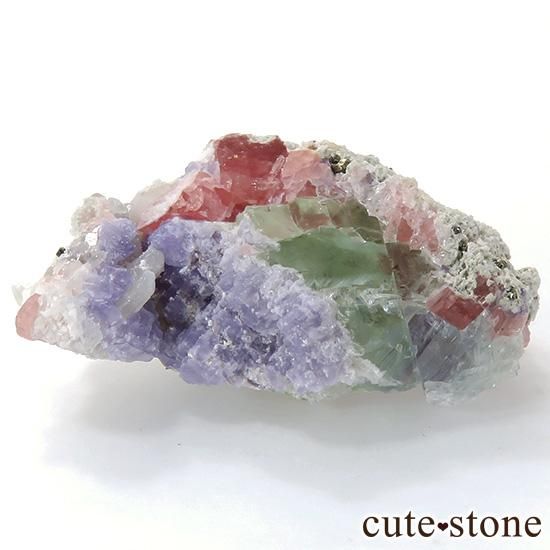 中国 湖南省産 フローライト＆ロードクロサイトの共生標本(原石