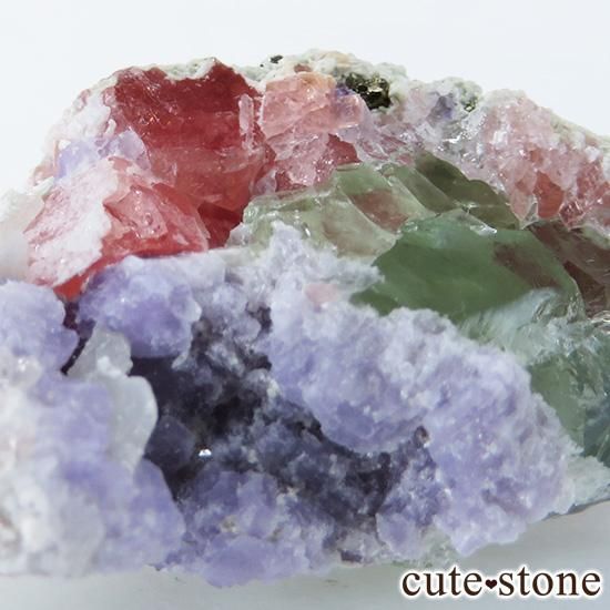 中国 湖南省産 フローライト＆ロードクロサイトの共生標本(原石