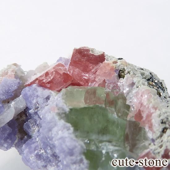 中国 湖南省産 フローライト＆ロードクロサイトの共生標本(原石