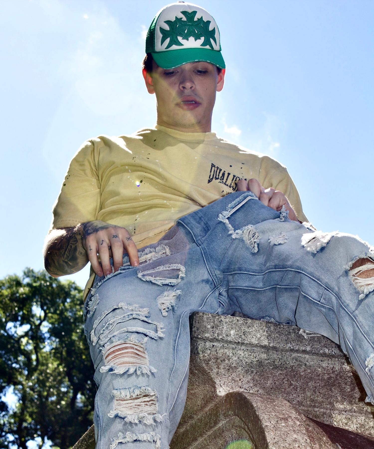 DUALISM/DLSM(デュアリズム)キャップ TRIVAL CROSS PATCH MESH CAP