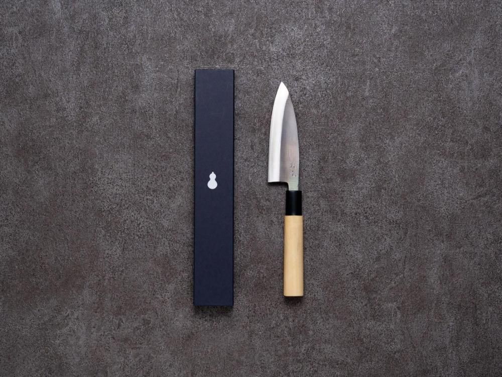 イカ割き包丁 120mm | 小出刃・両刃 - ≪能登包丁通販≫ 明治四十一年