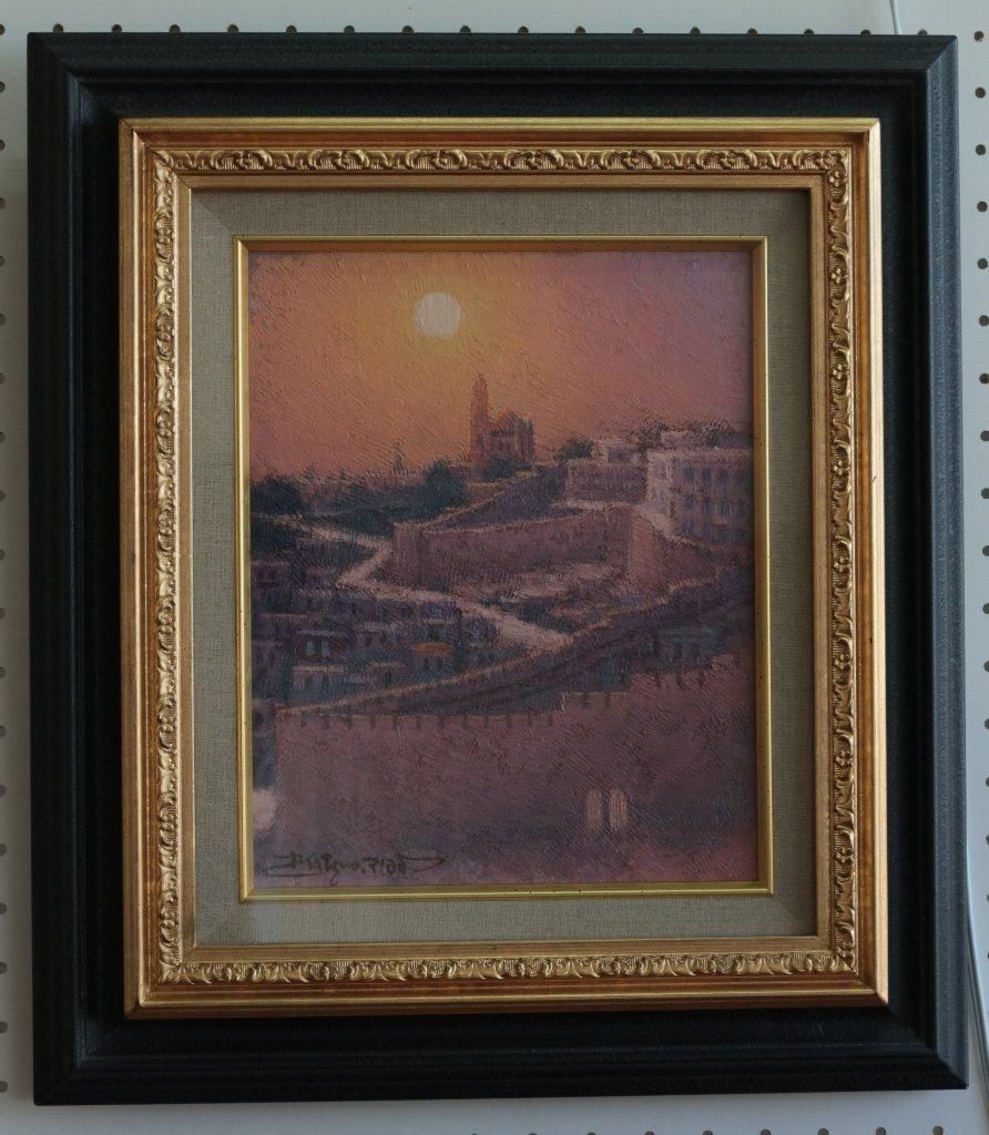 油彩 松尾洋明 「シオンの丘」商品番号808 - 絵のある暮らし・絵になる