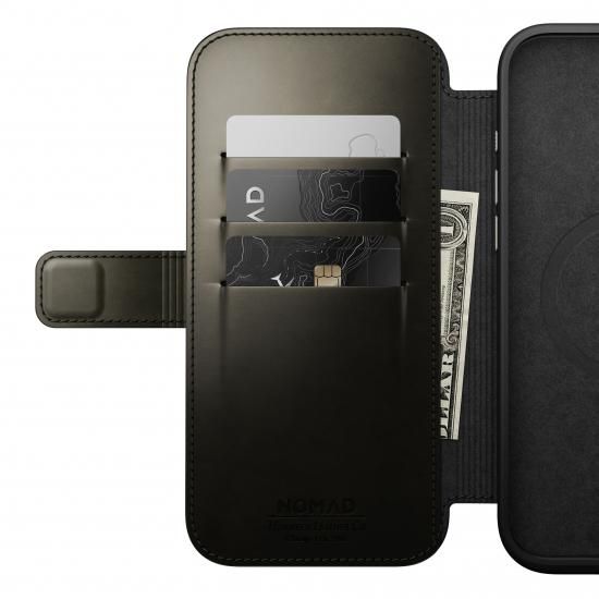 国内代理店正規品】NOMAD Modern Leather Folio for iPhone 16 Pro Max