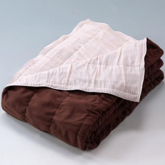 キャンペーン】キャメル混あったかブランケット - ラクダ素材の