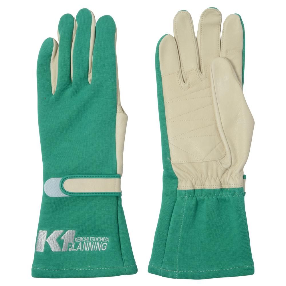 レーシンググローブ 緑 - 土屋圭市オフィシャルショップ