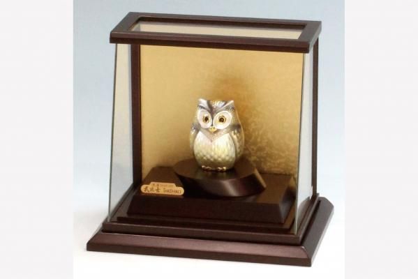 純銀 ふくろう 4号 スロープケース - TAKEHIKO - 武比古 - 日本の伝統