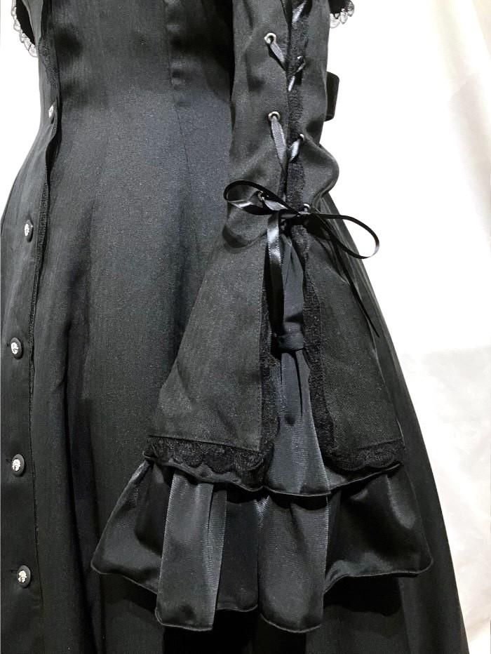 ◇受注商品◇デコレーションクロス付きファー衿ケープ+袖あみあげ