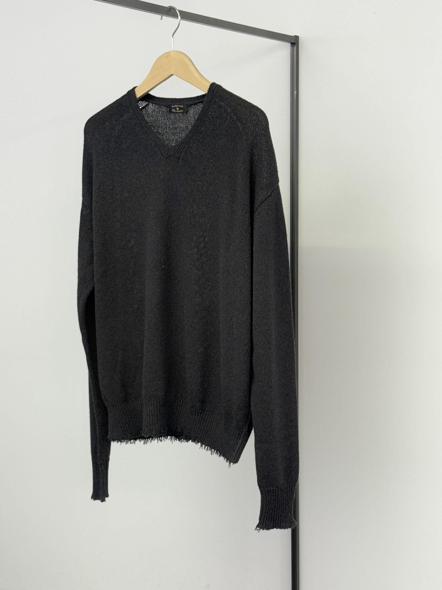 MAATEE&SONS CA/G/S LOOSE V SWEATER - Bechics official online store