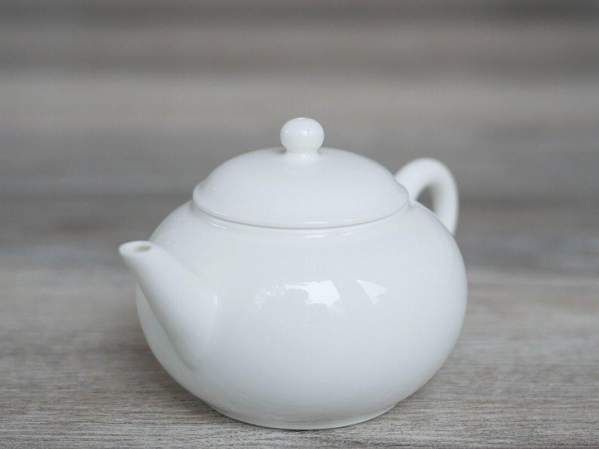 三希 牙白 水平壺 - 桃花源(中国茶・茶器・インテリア雑貨)