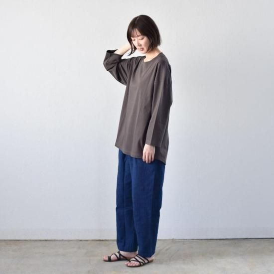 備後節織 テーパードパンツ 2nd.model 風合藍（厚地） - yohakuの公式