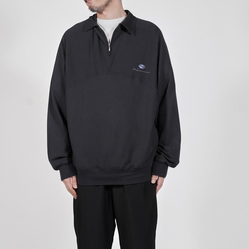 NICENESS] ナイスネス R.PARADA / LIGHTWEIGHT SWEAT HALF-ZIP