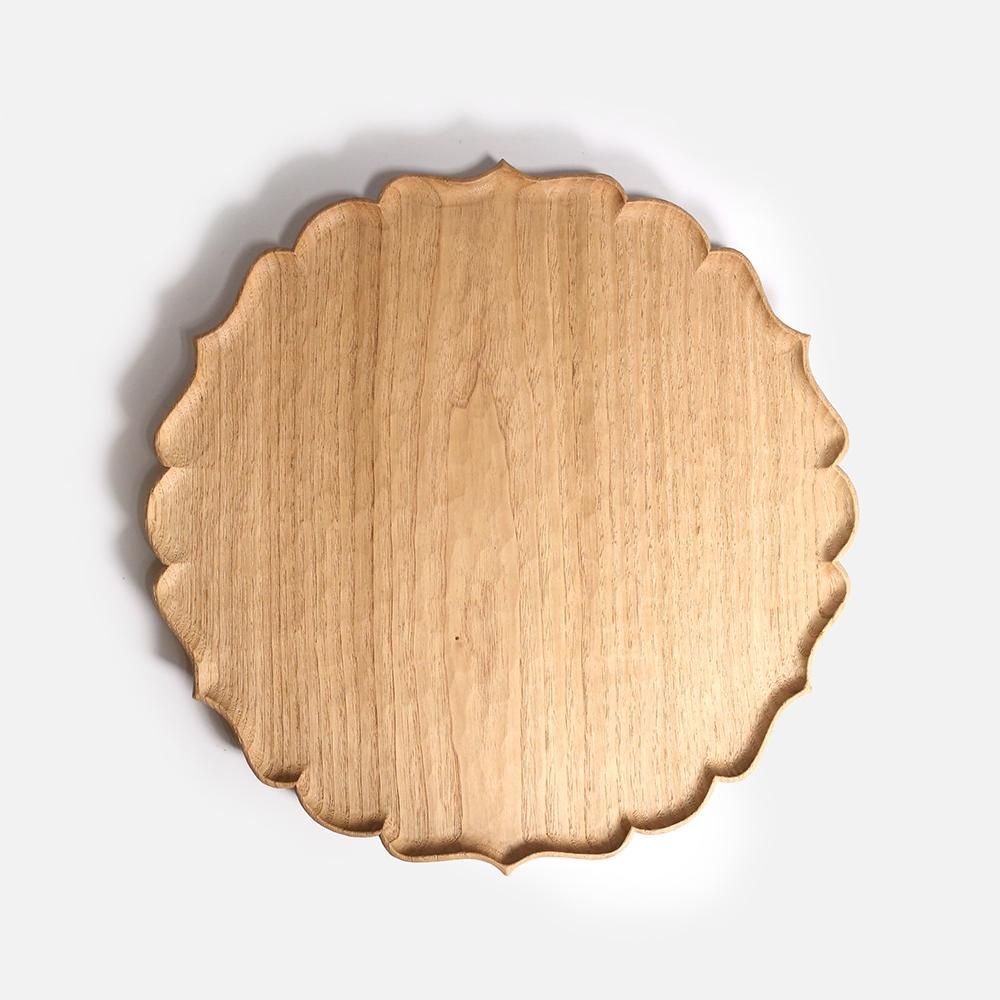 フナハシトモハル _ 稜花盆 （ 栗 Φ300 ） - NODE