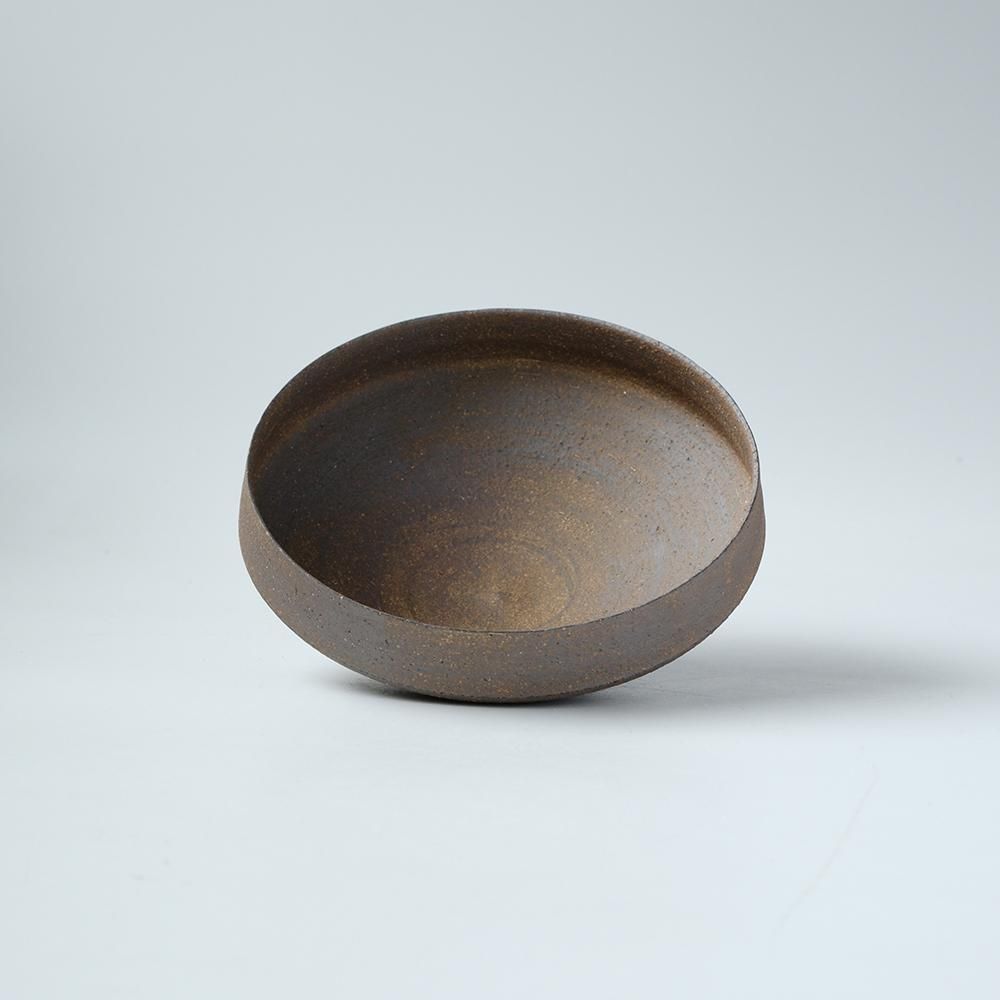 二階堂 明弘 _ 焼締め ドラ鉢（茶） - NODE