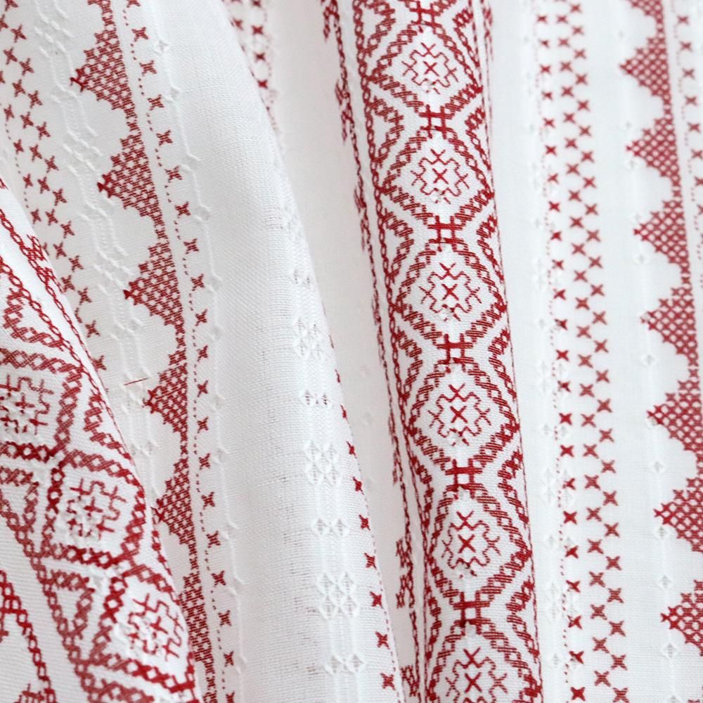 生地専門店amioriantiqueクロスステッチ刺繍プリントカラミドビー生地