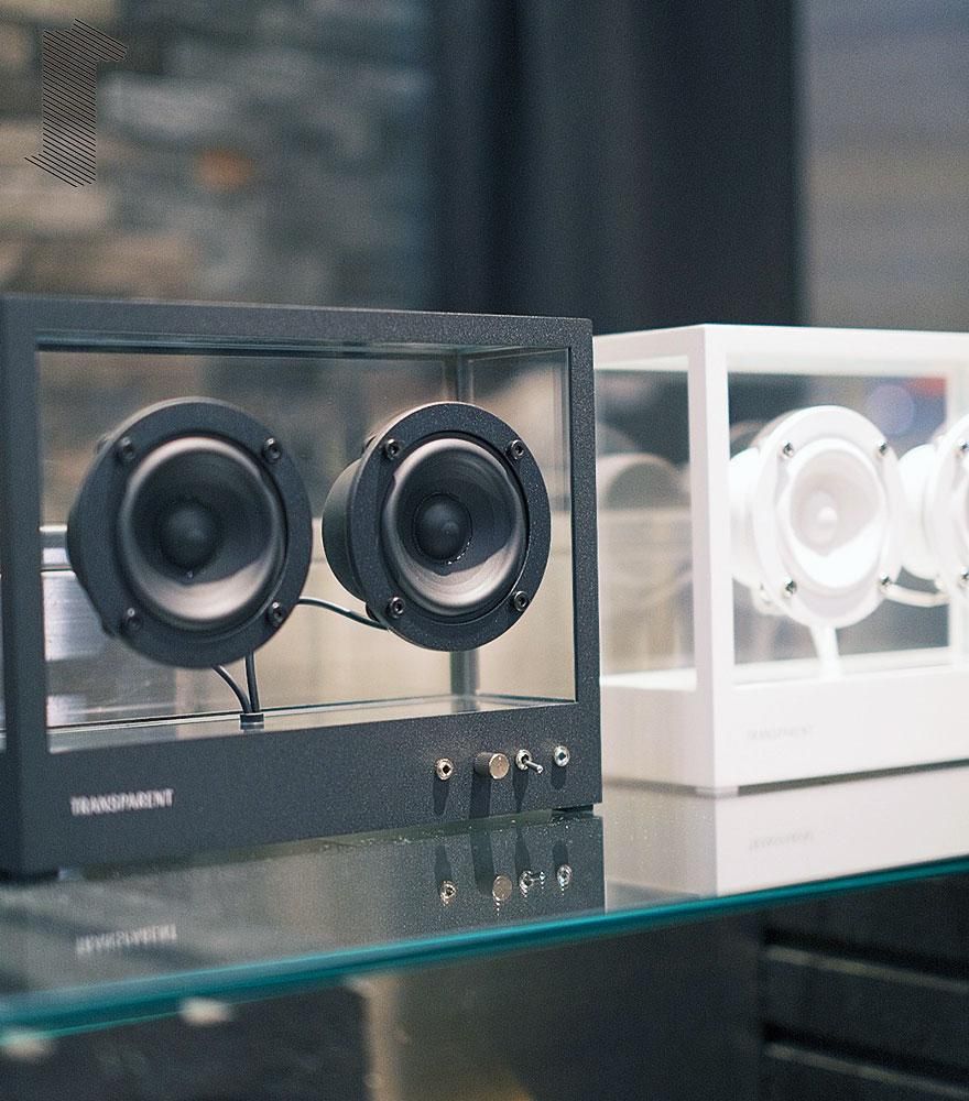 音楽をインテリアに TRANSPARENT SPEAKER/トランスペアレント