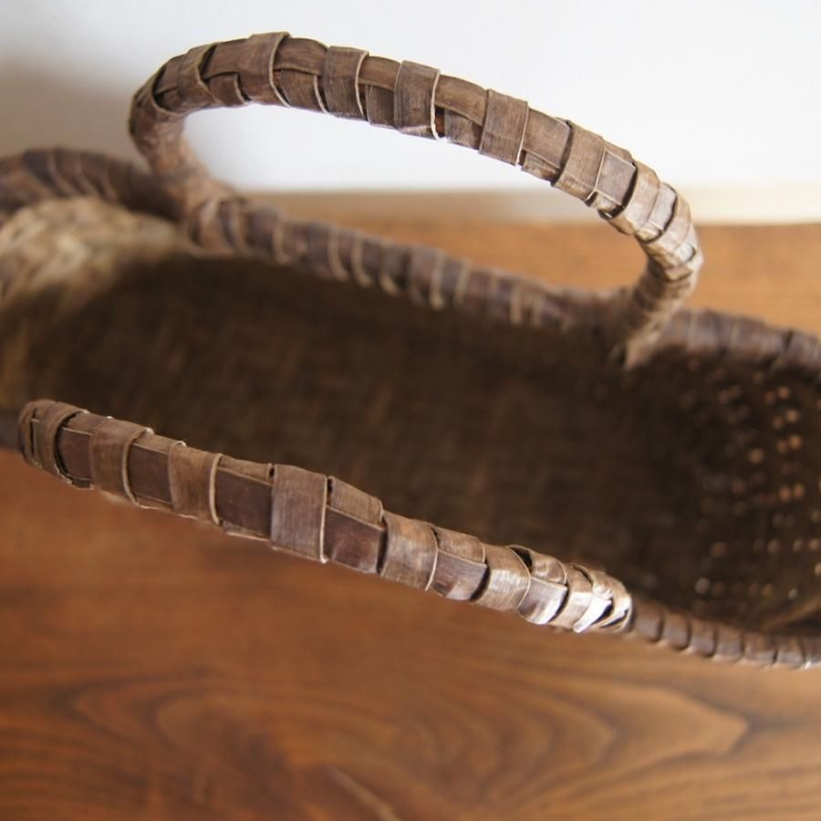 Kagocco Pepin くるみ籠バッグ (網代編み)