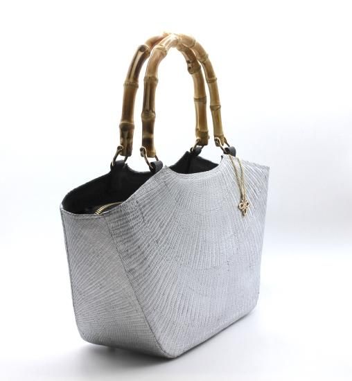 軽いブリヤシ製かごバッグ Pavoreal(パボレアル)無地