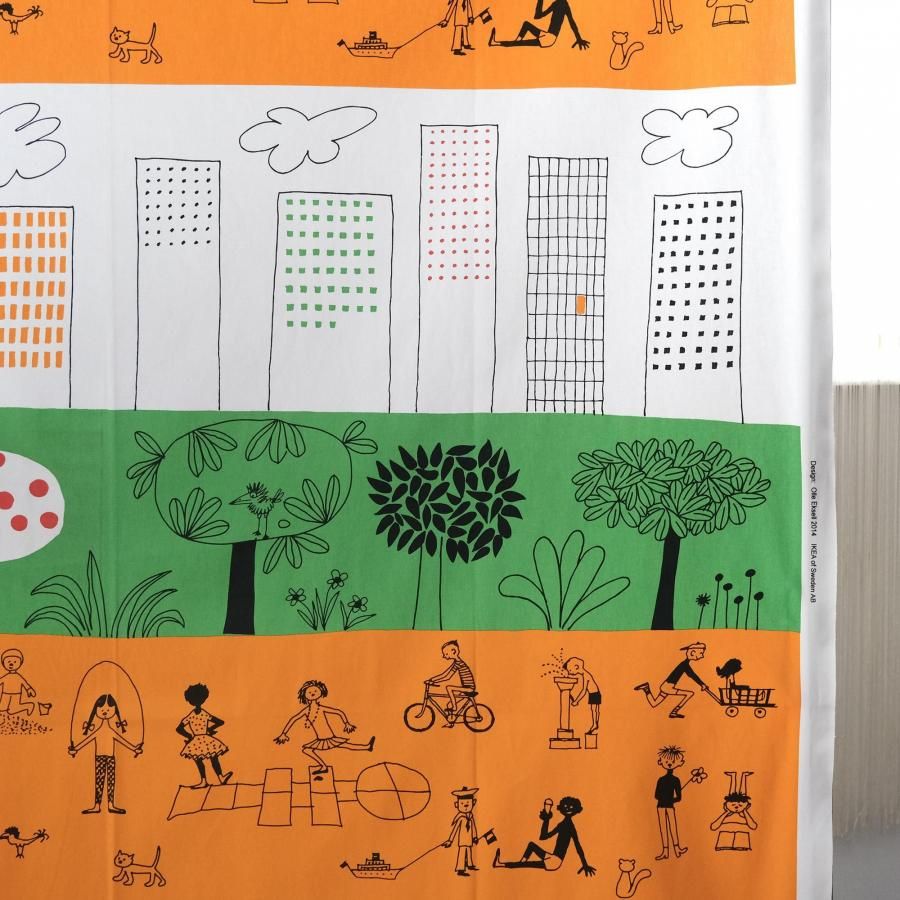 北欧スウェーデン生地 イケア IKEA オーレ・エクセルのファブリック