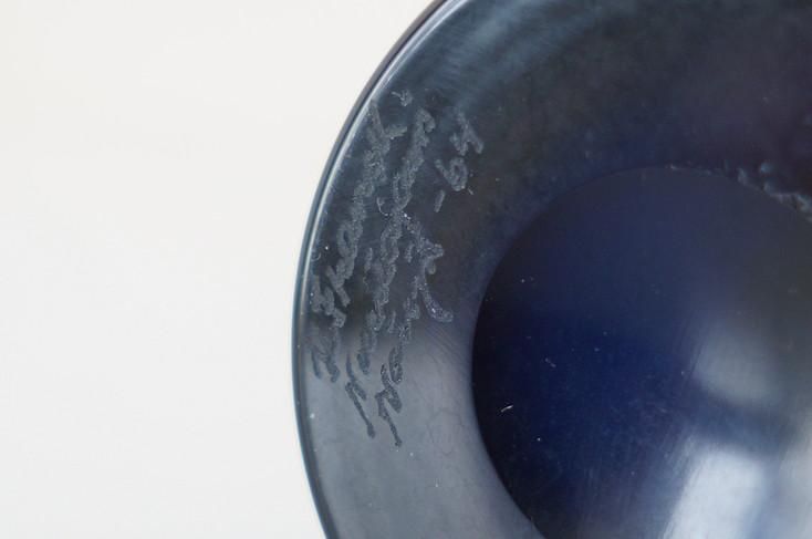 Nuutajarvi [KF245] Kaj Franck Vase (Navy)/ ヌータヤルヴィ [KF245