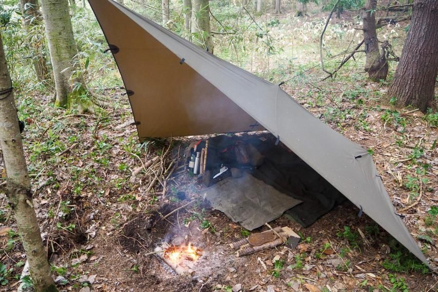 3Way Camp Sheet - ブッシュクラフト・キャンプギアのHIIRAGI OUTFITTERS