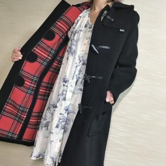 ロング丈 （4330CT）/ブラック/レディース ダッフルコート