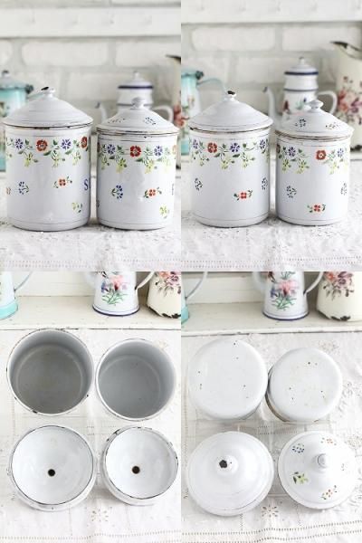 フランスアンティーク激レアピンクの小鳥とお花のハンドペイント