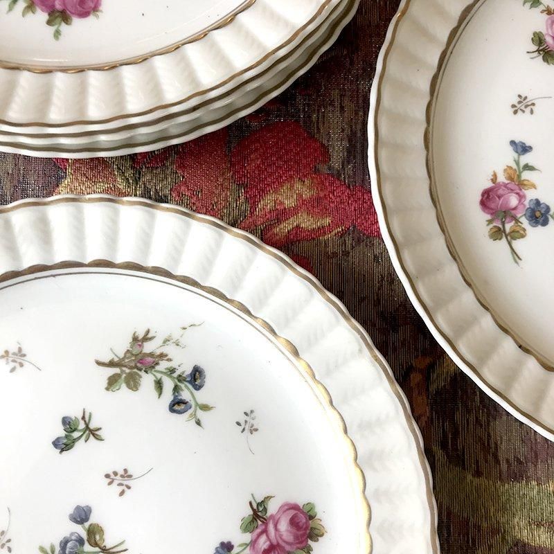 ベルナルドリモージュ ルイ15世シリーズ フランスアンティークプレート