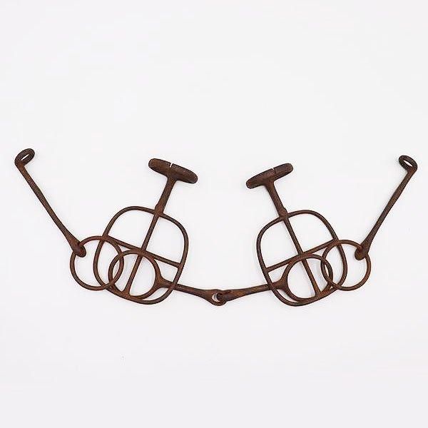 希少なアンティーク馬具 明治大正時代の鉄製轡