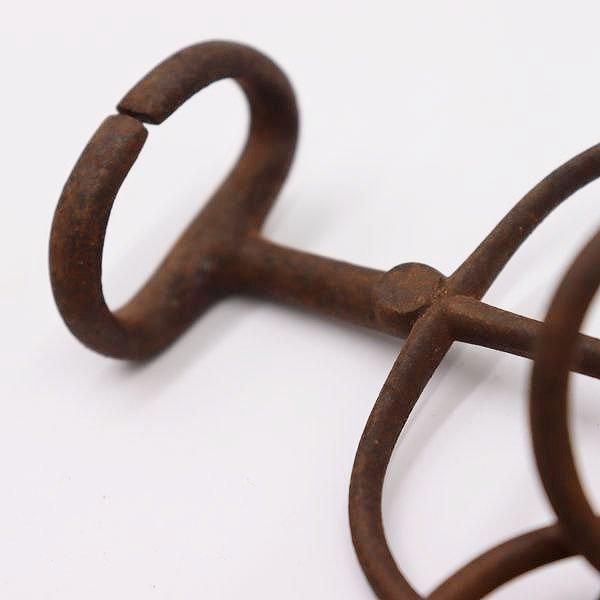 希少なアンティーク馬具 明治大正時代の鉄製轡