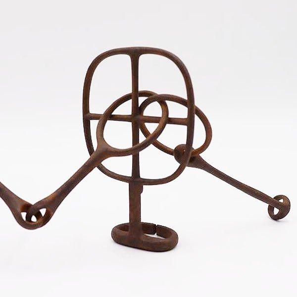 希少なアンティーク馬具 明治大正時代の鉄製轡