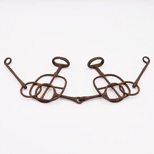 希少なアンティーク馬具 明治大正時代の鉄製轡