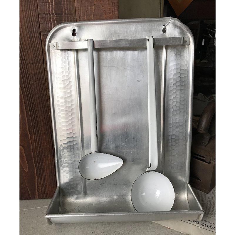 アルミ製レードルラックお洒落なホーローお玉付き