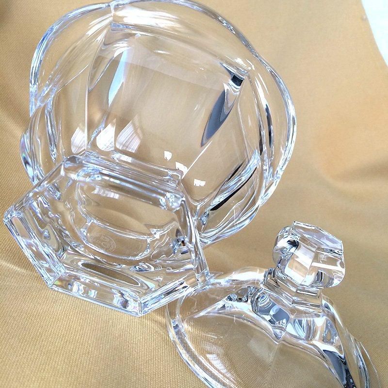 フランス製バカラ独特カットのキャンディポット