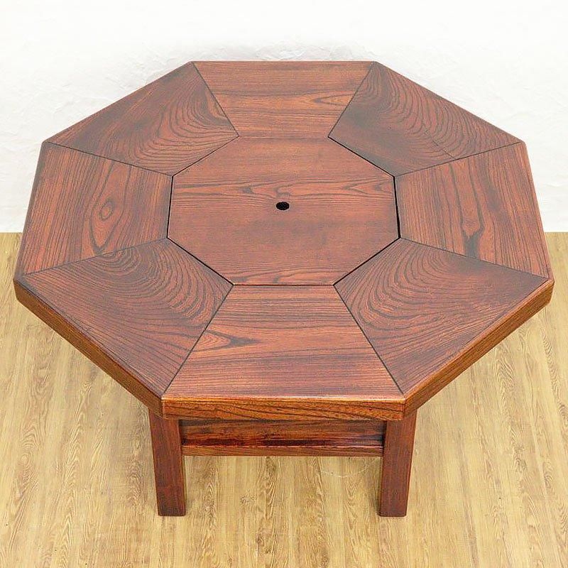 八角形 囲炉裏テーブル 民芸 日本製 ヴィンテージ