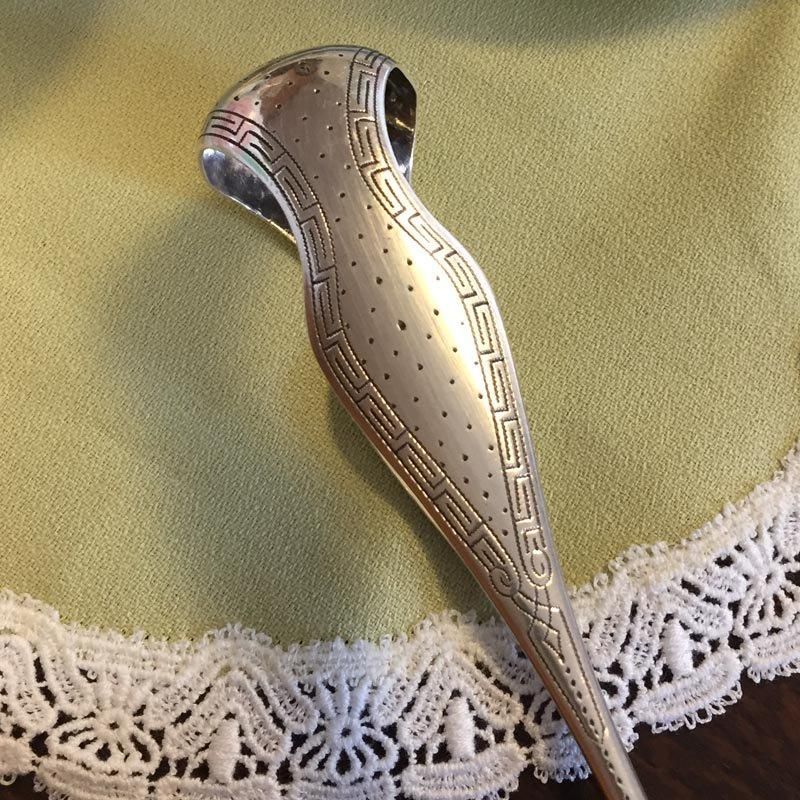 フランス製アンティーク獣足シュガートング優雅