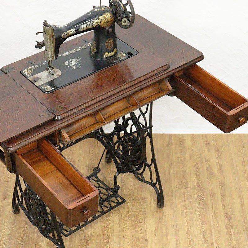 アンティーク シンガー 足踏みミシン 鉄脚