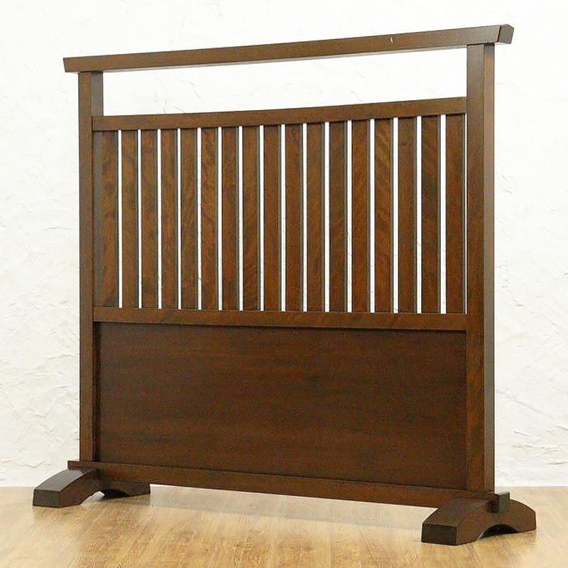 昭和初期のアンティーク和風衝立 木の温もり