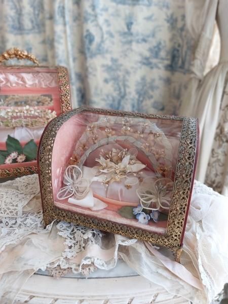 フランス製アンティークグローブドマリエガラスケース