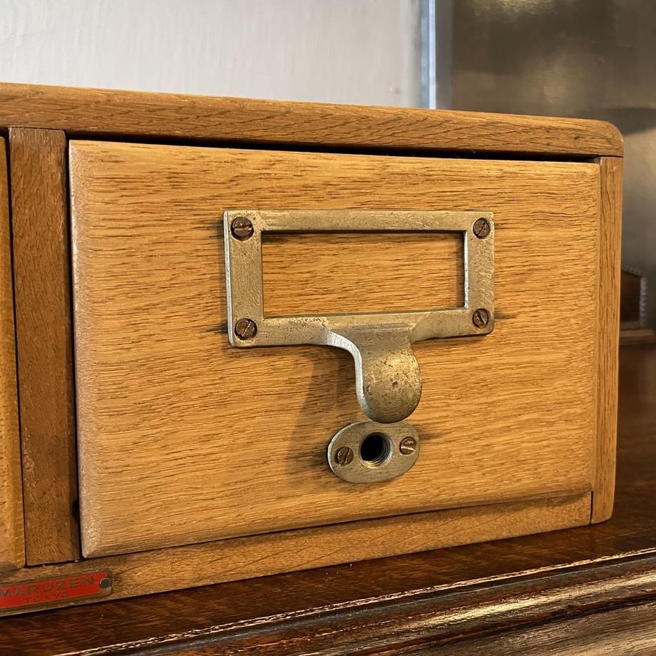 昭和初期 木製 小引出し 収納 古道具 ヴィンテージ