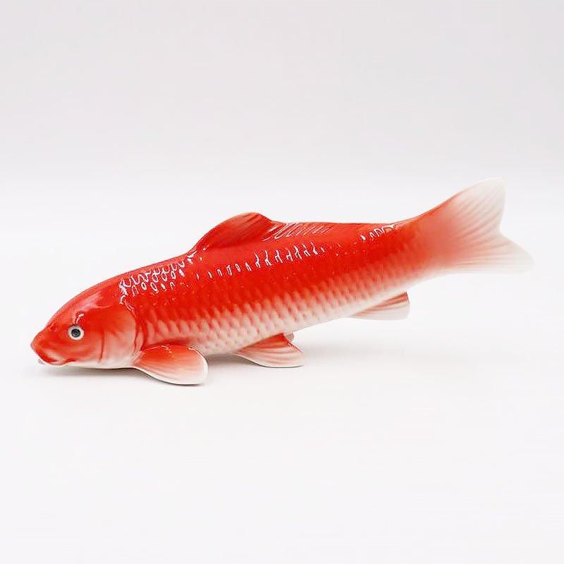 希少なアンティーク鯉オブジェ 昭和15年ノリタケ製