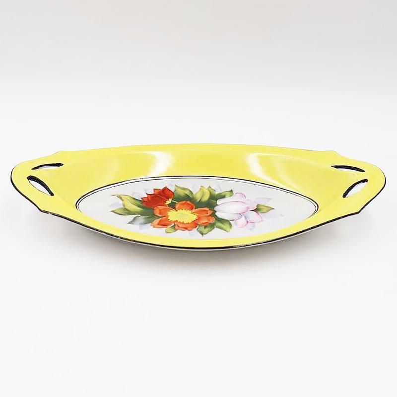 希少なアールデコ期のノリタケセロリ皿