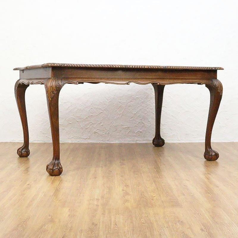 存在感あるフランス製アンティークダイニングテーブル