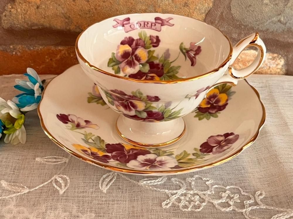 ハマースレイ 薔薇 金彩 スープカップ 2客セット ハマースレイ 薔薇