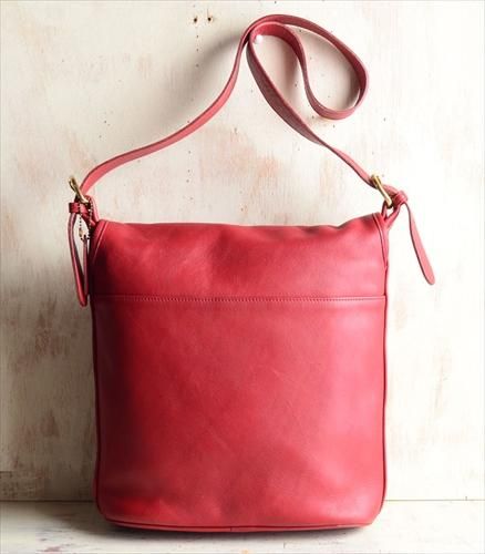 USA製 COACH オールドショルダーバッグ 本革ボルドー