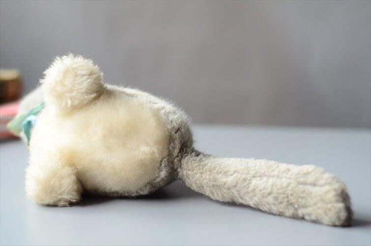 Steiff ヴィンテージ グレーのネコ Snuffy cat
