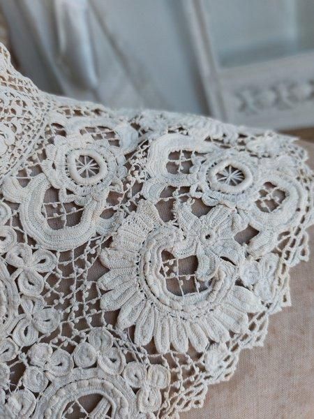 フランス 1930年代 アンティークレース付け襟