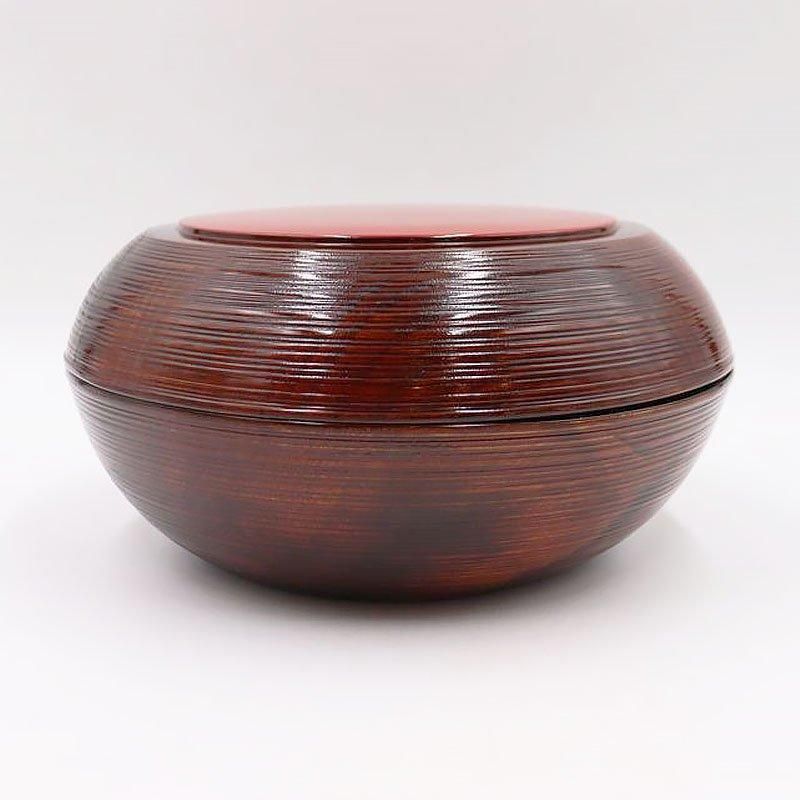 昭和初期のアンティーク菓子器 日本製黒塗り鉢